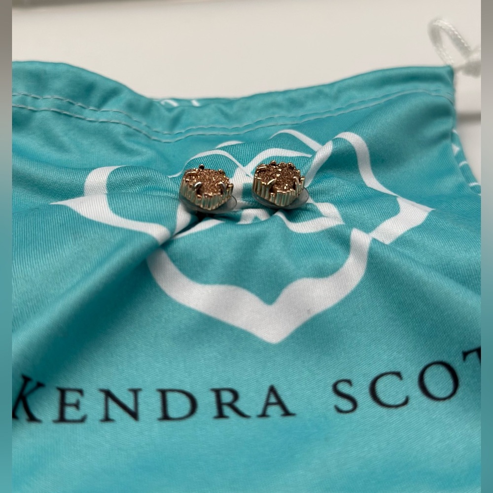 Kendra Scott Rose Gold Stud Earrings